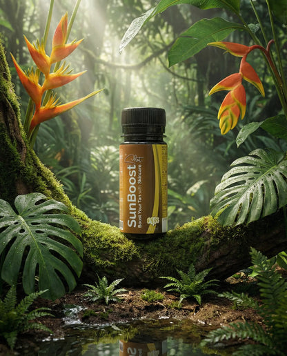 🔆 SunBoost Shot – Glow & Tan Beauty Drink (15 x 60 ml)